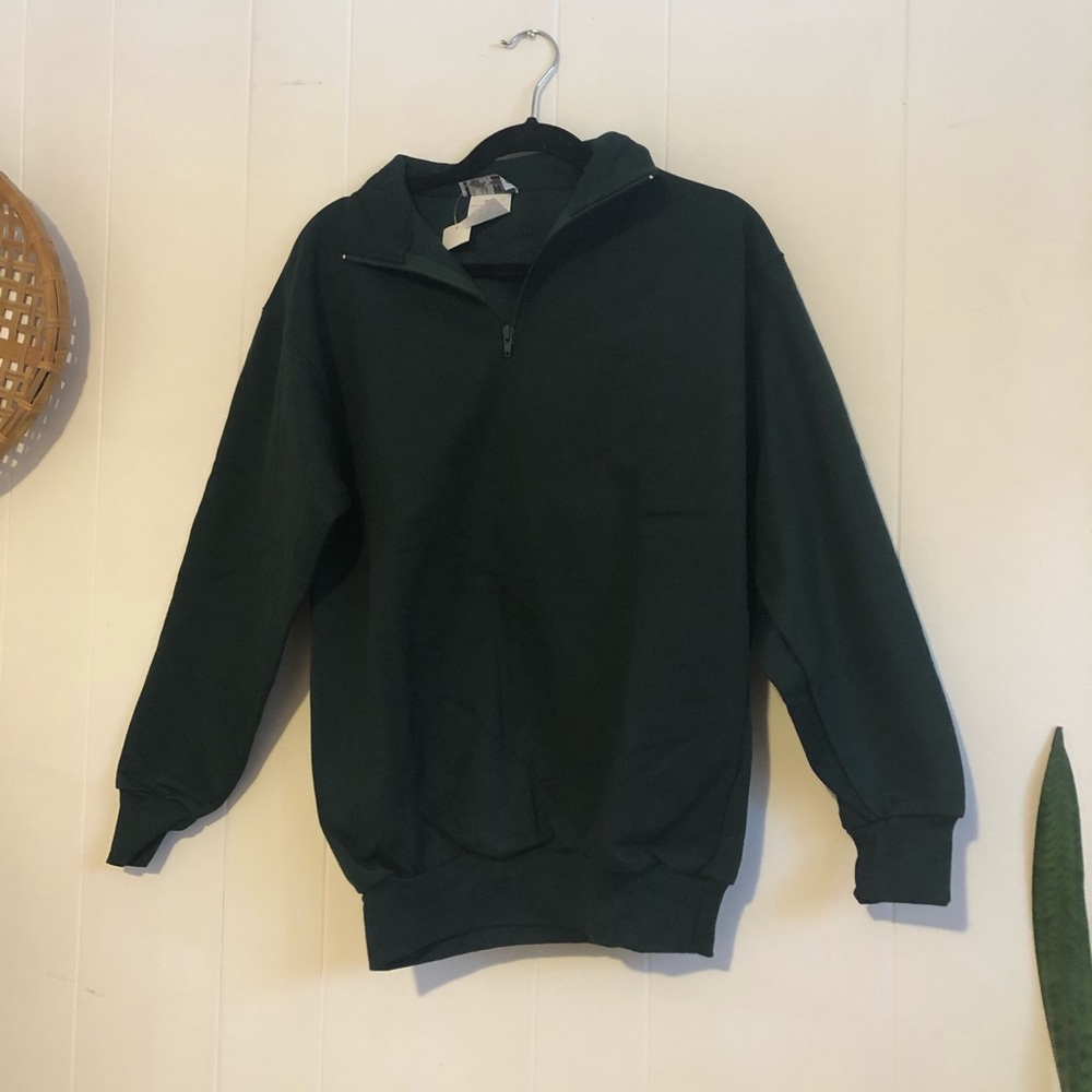 NWOT HUNTER Green QUARTER ZIP